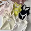 Nuevo Modelo 5561 Elegante Top sin Espalda con Copas Integradas, Camisola para Mujer, Adecuado para Usar como Capa Base o Prenda Exterior, Top de Moda para Primavera y Verano