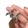 Aretes de Borla de Perla Cola de Pez de Metal Aguja de Plata Lujo Accesible Aretes Elegantes y Atmosféricos de Alta Gama Aretes Únicos y Hermosos para Mujer