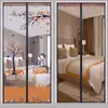4 Cortinas de Puerta Anti-Mosquitos con Malla de Acero, a Prueba de Gatos, Mosquitero Plegable de Verano, Malla de Acero Autoadhesiva para Puertas Grandes