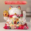 Figura de Gato de la Suerte para Inauguración, Regalo de Agitación Automática para la Prosperidad, Prosperidad para el Hogar y los Negocios, Mano Agitando