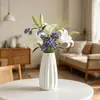 Flores decorativas de escritorio estilo nórdico transfronterizas, macetas de plástico, jarrones decorativos de flores secas, jarrones de plástico simples creativos de alta gama