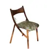 Silla Individual Creativa Suave Retro Madera Maciza Ocio Apartamento Pequeño Hogar Silla de Comedor Respaldo Estudio Aprendizaje Tocador