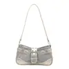 Bolso de Mujer Sencillo de Moda Bolso de Hombro Texturizado Casual para Dama Bolso de Mano Bajo el Brazo Verano 2026 Nuevo Elegante Transfronterizo para Mujer