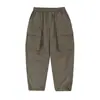 Calça Jogger Masculina Fgss 26Ss Estilo Japonês Múltiplos Bolsos Caminhada Solta Calça de Moletom Teflon Tripla Proteção Funcional Casual Longa