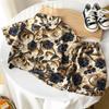 Traje de verano para niños niños verano bebé manga corta pantalones cortos camiseta infantil camisa holgada moda ropa infantil al por mayor