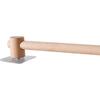 Varilla Telescópica de Madera Maciza Sin Taladrar Cortina para Ventana Pequeña Cortina de Ducha Mini Cortina de Puerta Cortinero Medio Barra para Toallas Pequeña Ultra Fina
