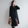 Novo Casaco de Lã Feminino Novo Casaco Primavera e Outono Comprimento Médio Plus Size Casaco de Lã Estilo Coreano Casaco de Lã Solto para Mulheres