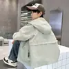 Chaqueta para Niños Colección Primavera y Otoño Nueva Primavera Elegante Cortavientos Infantil para Niños Mayores Versión Coreana Atractiva