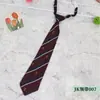Nueva Corbata JK Fresca de Primavera/Verano para Hombre y Mujer con Rayas Diagonales Estudiante Escolar Cremallera Corbata Perezosa Venta al por Mayor