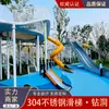 Resbaladilla Transparente Plana de Acero Inoxidable Personalizada para Lugares Turísticos, Parques, Zonas Residenciales, Pendientes Exteriores, Hoyos, Guarderías, Túneles y Zonas de Escalada