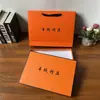 Caixa de Presente Laranja para Empresas Caixa de Presente de Feriado Caixa de Embalagem para Cachecol de Caxemira Caixa para Suéter de Caxemira Caixa de Presente para Roupas