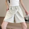Pantalones Falda Yamamoto para Mujer, Novedad Verano 2026 de Cintura Alta, Corte A, Shorts Casuales, Pantalones de Cinco Puntos Sueltos de Pierna Ancha de Seda de Hielo