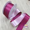 Poliéster grueso de doble cara y doble color con material de lazo para decoración de cabello DIY hecho a mano, accesorios para ropa y sombrero de paja, embalaje de caja de regalo