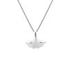 Collar Hoja de Ginkgo Wanying Jewelry para Mujer Plata Esterlina S925 Joyería Celebridad de Internet Colgante Bosque Personalizado Más Fácil de Combinar Nicho de Lujo Ligero