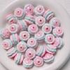 Acrílico Macaron Indústria Pesada Mão-pintado contas Straight Hole Beads DIY Handmade Beaded Material Mobile Phone Chain Bag Acessórios de suspensão