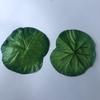Atacado simulação de folha de lótus flor de seda falso folha de lótus simulação flor verde planta lagoa de água decorativo folha tiro adereços de dança