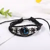 Pulseira de Couro de Vaca Luminosa 12 Constelações para Homens e Mulheres, Estilo Coreano Personalizado Retrô, Joia para Casal Estudante