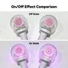 Ventilador de Concierto Fuyingyi D-Personalizado Lámpara de Mano Acrílica Brillante de Apoyo, Palo de Luz de Apoyo de 15 Colores con Control Central