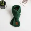 Bufanda Infantil para Otoño e Invierno, Combinación Padre e Hijo, Bufanda Pequeña para Niños Estudiantes, Calentador de Cuello Corto de Lana Tejida Versátil, Lindo para Niñas
