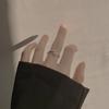 Anillo de Serpiente de Plata Esterlina S925 Lujo Ligero Nicho Anillo Abierto con Forma de Serpiente Estilo Minimalista de Alta Gama Anillo Ins