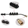 Máquina de Limpeza de Alta Pressão Máquina de Lavar Carro Pistola de Água Haste de Pistola de Aço Inoxidável Pistola de Pulverização Bico Bico Adaptado para Dr. Lava Kaichi