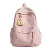2026 Nueva Mochila Bordada para Estudiantes Alta Estética Estilo Ins Mochila Moderna Versátil Fresca Gran Capacidad Secundaria y Preparatoria
