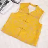 Estilo Primavera Retrô Novo Chinês Jacquard Estilo Nacional Top com Gola Alta, Colete Estilo Tang, Jaqueta Feminina Sem Mangas