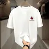 Camiseta de verano de seda de hielo negra estilo Hong Kong para hombre y mujer, camiseta sencilla que combina con todo, vestido para pareja, camiseta de manga corta para hombre y mujer, moderna
