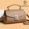 Bolso de mujer transfronterizo con un toque vintage de alta gama, bolso de mano multi-compartimento de gran capacidad para madres de mediana edad, bolso de hombro versátil