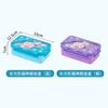 Lonchera de Plástico de Dibujos Animados, Lonchera Portátil Dividida, Lonchera para Exteriores con Cubiertos, Lonchera Sellada para Trabajadores de Oficina, Apta para Microondas