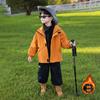 Jaqueta 3 em 1 para Meninos Primavera e Outono 2025 Nova Casaco Infantil Legal e Estiloso Jaqueta de Outono Moda Outono e Inverno
