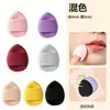 Esponja para el dedo meñique cojín para el dedo meñique versión mini esponja de maquillaje doble uso base líquida polvo absorción corrector de punta de dedo