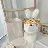 Regalo para Niña Lindo Ramo de Orejas de Conejo de Felpa Tejida Estilo Pequeño Fragante Ramo Cumpleaños Mejor Amiga Día del Maestro Flor Artificial