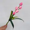 Ramo de Flores Artificiales Tulipán con Tacto Real Ramo Artificial de Novia Boda Ramo Artificial Flores Falsas Accesorios de Fotografía Coreanos Flor de Seda