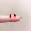 Pendientes Elegantes de Calabaza Fulu con Diseño Retro de Nicho para Niñas Estilo Nuevo Pequeños y Delicados Pendientes Diarios Bai