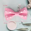 Decoración de Pastel de Cumpleaños para Hornear Inserto de Pajarita de Moda Pajarita de Puntos Rosas Suministros de Decoración para Mesa de Postres Estilismo