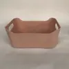 Caixa de armazenamento de cosméticos Caixa de armazenamento de mesa Caixa de armazenamento de acabamento de mesa Cesta de plástico para cosméticos Caixa de armazenamento de artigos diversos