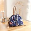 Bolsa saco com cordão para gato no atacado, bolsa colorida para guardar maquiagem, bolsa bento impermeável para lancheira japonesa, bolsa pequena da moda para mulheres