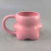 Taza de Cerámica con Forma de Hombre de Jengibre Navideño Transfronteriza Taza de Café Taza Linda con Forma de Hombre de Jengibre Taza para Pareja Taza de Desayuno