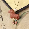 Chaveiro de Contas Perfumadas Popular de Ano Novo para o Ano do Cavalo, Pingente de Celular Atrai-Dinheiro de Boa Sorte, Joias de Estilo Chinês para Atacado