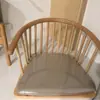 Silla con respaldo de tatami estilo japonés, madera maciza, sin patas, adecuada para apartamentos pequeños, balcones y ventanales; una silla de una sola persona, de asiento bajo, para uso doméstico