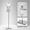 Suporte de manequim de corpo inteiro e sem seios para lojas de roupas femininas, adereço para vitrine, manequim de meio corpo