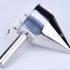 Funil com suporte funil para almôndegas de polvo funil dosador funil cônico funil de polvo funil cônico aço inoxidável