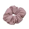 Scrunchie Grande de Cor Sólida Estilo Fan Bingbing Simples Francês com Enchimento de Algodão para Cabelo Feminino com um Toque de Luxo