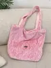 51173 Bolso de Hombro de Doble Cara Estampado de Leopardo Coreano Bolso de Mano para Mujer Bolso de Lona Perezoso Bolso de Compras de Gran Capacidad Bolso para Viajar