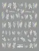 Concha em relevo com flores silvestres da primavera adesivos de unha leves pintura a óleo pequenas flores silvestres adesivos de unha simples ha busca padrão