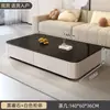 Mueble de TV de pie para sala de estar, nuevo modelo 2025, lujo ligero, gama alta, diseño moderno y minimalista, adecuado para apartamentos pequeños, mueble de TV y mesa de centro