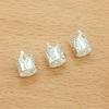 Corona de Hierro Hebilla de Trenza Sucia Hebilla de Trenza Sucia Electrochapada Anillo para el Cabello Joyería Pequeña Decorativa para Trenza de Peluca Venta al por Mayor en Stock