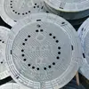 Atacado do Fabricante Tampa de Bueiro de Ferro Dúctil Redonda Reforçada Borda Larga Anti-Assentamento Tampa de Bueiro Quadrada Tampa de Bueiro de Águas Pluviais e Esgoto