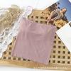Estilo Caliente 1806 Camisola Una Pieza Hermosa Espalda Chaleco con Almohadillas en el Pecho Envolvente Pecho Chica Picante Ropa de Abrigo Capa Base Top Corto Bandeau